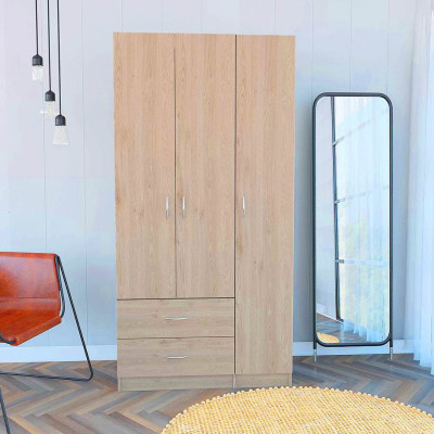 Tủ quần áo hiện đại bằng gỗ cao cấp SMLIFE Cybele