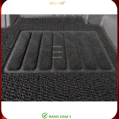 Thảm lót sàn ô tô 2 lớp cao cấp dành cho xe Ford Ranger/ Ford Raptor 2012-2021 (sd) nhãn hiệu Macsim chất liệu TPE màu đen