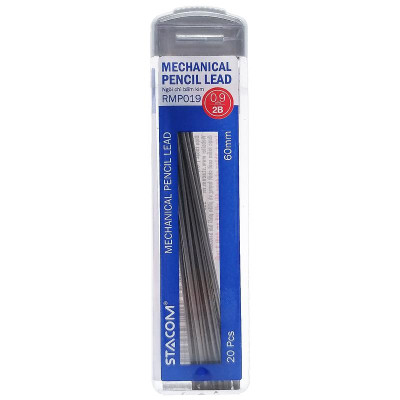 Ruột Bút Chì Kim Bấm 2B 0.9 mm - Stacom RMP019