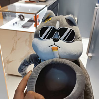 Gấu Bông Đựng Khăn Giấy và Sọt Rác Tiện Lợi hình gấu bông dễ thương trên xe ô tô