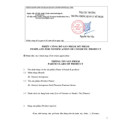 Bộ Sản Phẩm Trắng Da, Đẹp Da Sâu Bên Trong Dr Natural | Viên Uống Trắng Da + Serum Trắng Da Nhau Thai Cừu Glutathione