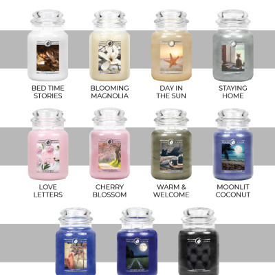 Nến hũ Goose Creek (680g) - Black Leather