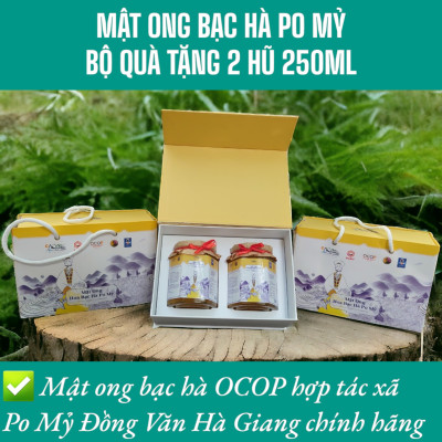 MẬT ONG BẠC HÀ CHÍNH HÃNG PO MỶ OCOP HÀ GIANG, MẬT ONG BẠC HÀ NGUYÊN CHẤT HÀ GIANG
