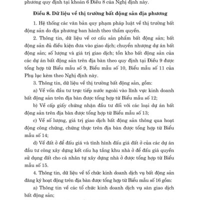 Các văn bản hướng dẫn thi hành Luật kinh doanh bất động sản năm 2023 (sửa đổi, bổ sung năm 2024) - bản in 2025
