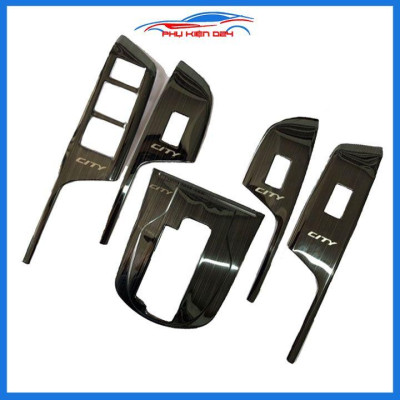 Ốp nội thất City 2015-2016-2017-2018-2019-2020 vân Titan bảo vệ chống trầy xước và làm đẹp xe