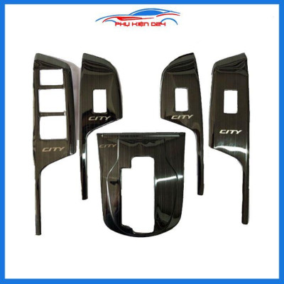 Ốp nội thất City 2015-2016-2017-2018-2019-2020 vân Titan bảo vệ chống trầy xước và làm đẹp xe
