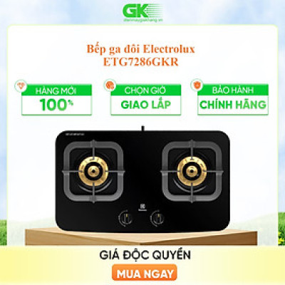Bếp gas Electrolux ETG7286GKR - Hàng chính hãng (Chỉ Giao HCM)