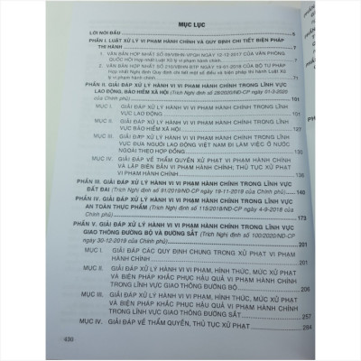 Sách 510 Hành Vi Vi Phạm, Mức Phạt Và Thẩm Quyền Xử Phạt Vi Phạm Hành Chính Trong Các Lĩnh Vực Mới Nhất - V1834P