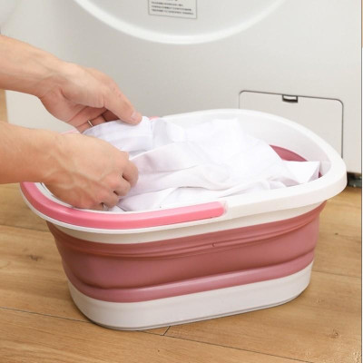 Bồn Ngâm Chân, Chậu Ngâm Châniệt Tẩy Tế Bào Chết Gấp Gọn Tiện Dụng Bằng Silicon Cao Cấp Giao Màu Ngẫu Nhiên