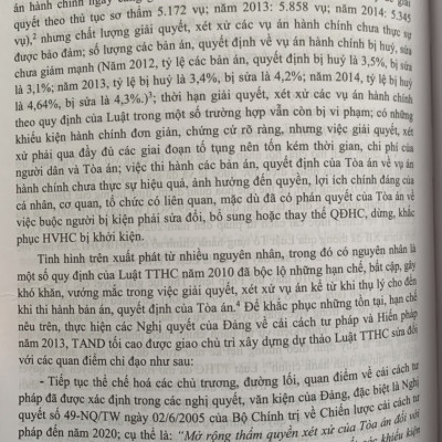Kỹ năng giải quyết vụ án hành chính trong lĩnh vực Quản lý đất đai và thực tiễn xét xử của Tòa án nhân dân