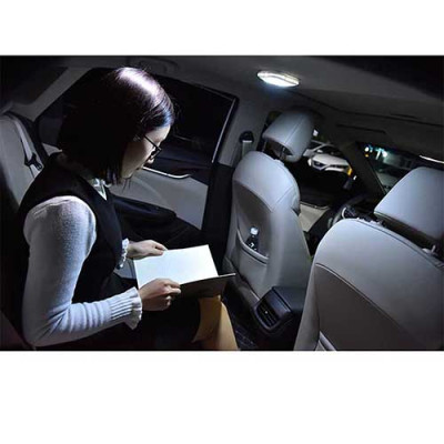 Đèn Led Ốp Trần Xe Ô Tô, Đèn Led Cầm Tay Không Dây Gắn Đế Nam Châm 