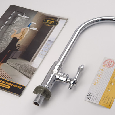 Vòi rửa chén lạnh Eurolife EL-RC02 (Trắng bạc)