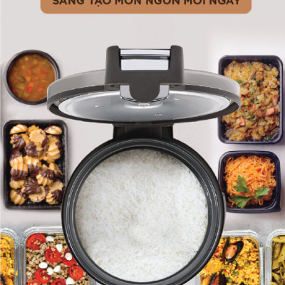 Nồi Cơm Điện Công Nghiệp Cuckoo CR-3555 - 1460W - 6.3L . Hàng Chính Hãng