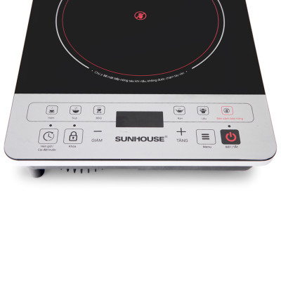 Bếp Hồng Ngoại Cảm Ứng Sunhouse SHD6005 (Kèm Vỉ Nướng) - Hàng chính hãng
