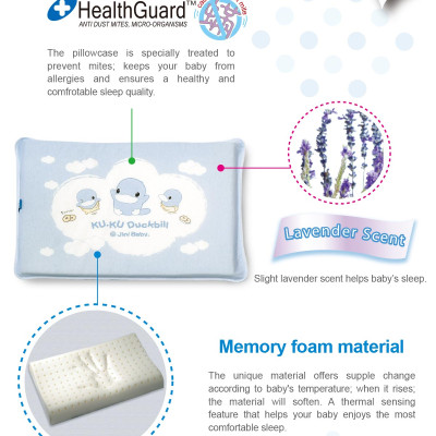 GỐI CAO SU CHỐNG NGẠT THOÁNG KHÍ CHO BÉ TỪ 3M+ KUKU KU2025 - SIZE 30 x 44 x 3CM ( KÈM THÊM 1 BAO GỐI , TÙY ĐỢT HỌA TIẾT KHÁC NHAU )
