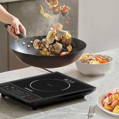 Bếp từ đơn Sunhouse SHD6154 - Công suất 2000W - 8 chế độ nấu - 10 mức nhiệt - Chế độ hẹn giờ - Bảo hành 12 tháng, Tặng kèm nồi lẩu - Hàng chính hãng