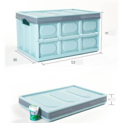 Thùng Đựng Đồ Cốp Sau Ô Tô - Hộp Đựng Đồ Có Thể Gấp Gọn Dung Tích 56 Lít