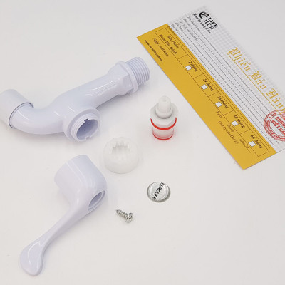 Vòi hồ nhựa ABS mạ Chrome Eurolife EL-HN04 (Trắng)