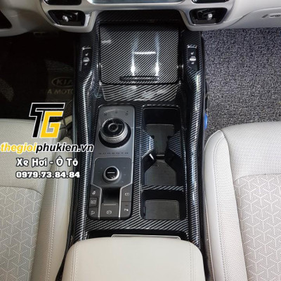 Ốp nội thất vân Carbon KIA Sorento 2021 cao cấp – Bộ 6 chi tiết