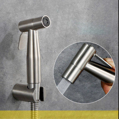 Vòi xịt vệ sinh KG49 cao cấp, xịt nước mạnh rất êm siêu bền chất liệu inoxsus304 - Hàng chính hãng