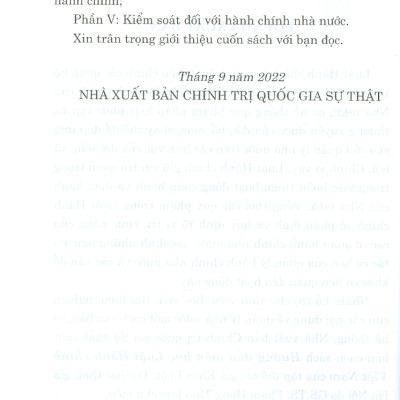 Hướng Dẫn Môn Học Luật Hành Chính Việt Nam