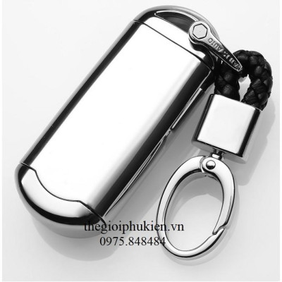 Ốp, bọc chìa khóa silicon tráng gương bảo vệ chìa khóa xe Mazda 2, 3, 6, CX-5, CX- 8 kèm móc đeo INOX