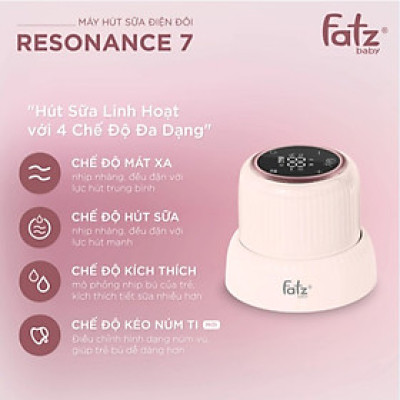 Máy hút sữa điện đôi Fatz baby Resonance 7- FB1176MB