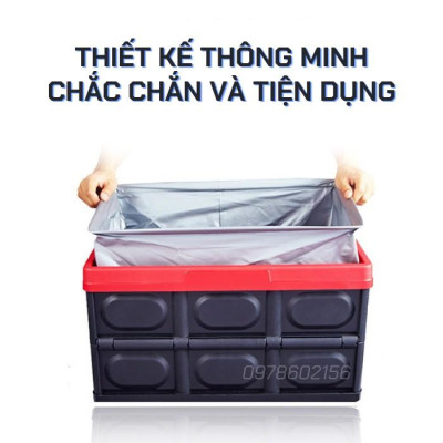 Thùng Đựng Đồ Gấp Gọn Đa năng Dùng Cho Ô Tô Và Gia Đình