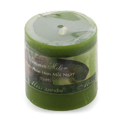 Set 3 Nến thơm trụ tròn D5H5 Miss Candle EDC0504 (5 x 5 cm)