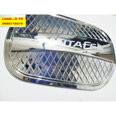 Ốp Nắp Xăng Mạ Crom Huydai Santafe 2022-2018 Cao Cấp