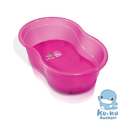 THAU TẮM CHO BÉ KUKU - KU1112 ( KÍCH THƯỚC 62X37X23CM ) MÀU HỒNG