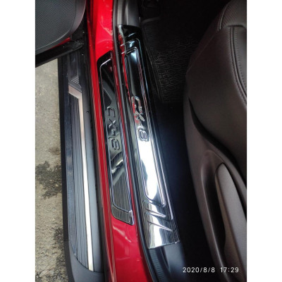 Ốp bậc trong ngoài dành cho xe mazda Cx8 2019 2020 mẫu titan