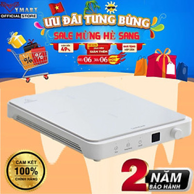Bếp điện từ LocknLock Bianco Slim Induction Cooker EJI146WHT (Model 2024) Siêu Mỏng, Đa Chế Độ - Hàng Chính Hãng