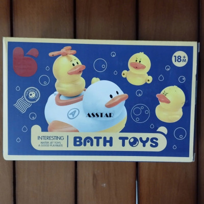 Vòi sen tắm phun nước tự động hình chú vịt dễ thương siêu tiện dụng cho bé - Hàng Nhập Khẩu