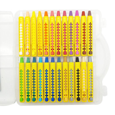 Hộp 24 Bút Sáp Dầu Railpas Oil Pastel - Mungyo MRCO-24