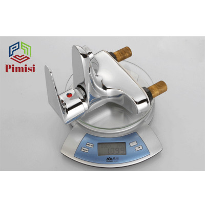 Vòi Chậu Lavabo Nóng Lạnh Pimisi PV-203C Cho Chậu Rửa Mặt 3 Lỗ (2 Chân) Bằng Đồng Thau, Dùng Cho Nhà Tắm | Chính Hãng