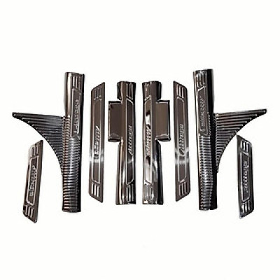 Ốp Bậc Trong Ngoài Titan Dành Cho Xe Mitsu Attrage 2018 2019 2020 2021