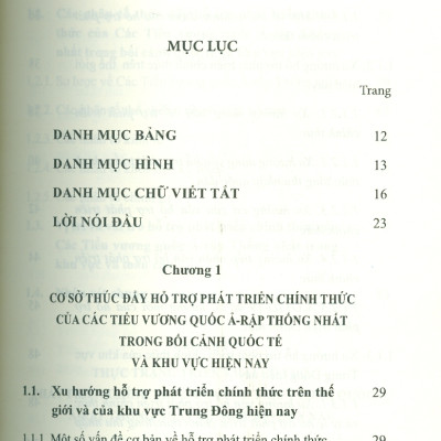 Hỗ Trợ Phát Triển Chính Thức Của Các Tiểu Vương Quốc Ả-Rập Thống Nhất Và Khả Năng Hợp Tác Với Việt Nam (Sách chuyên khảo) - Đỗ Đức Hiệp (Chủ biên)