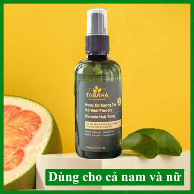 Tinh dầu bưởi dưỡng tóc Pomelo Tabaha 120ml giúp giảm rụng tóc cho mẹ sau sinh