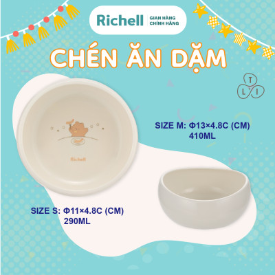 Chén ăn dặm RICHELL TLI cho bé tự ăn | Baby