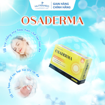 Viên uống Osaderma hỗ trợ chống nắng bảo vệ da sau thủ thuật thẩm mỹ (30 viên) - Nutramed