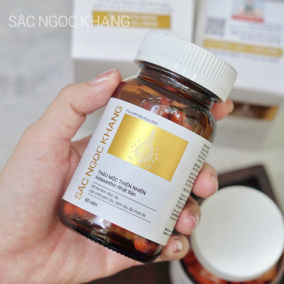 Viên uống Sắc Ngọc Khang Thảo Mộc Thiên Nhiên (60 viên) hỗ trợ làm đẹp da hạn chế sạm da, nám da, lão hóa da