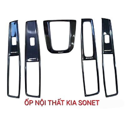 ỐP NỘI THẤT KIA SONET 2021 - 2022 MẪU TITAN , CARBON CAO CẤP