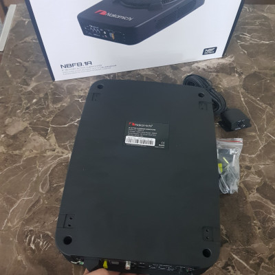 Bộ Loa SUB siêu trầm đặt gầm ghế xe ô tô, thương hiệu Nhật Bản NAKAMICHI NBF8.1A - Hàng Chính Hãng