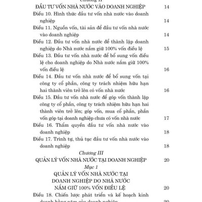 Luật Quản lý và đầu tư vốn Nhà nước tại doanh nghiệp năm 2025