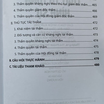 Hướng dẫn môn học Luật tố tụng hình sự