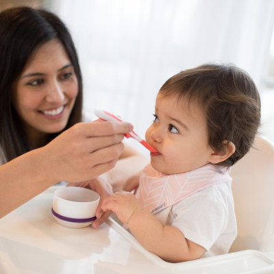 [ TF008 ] Bộ 6 thìa ( muỗng ) ăn dặm đầu mềm dành cho nướu nhạy cảm - Dr.Brown