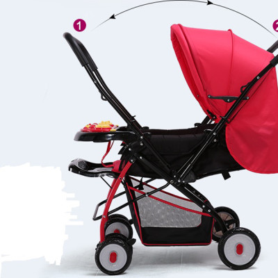 Xe Đẩy Trẻ Em 2 Chiều Có Nhạc Baobaohao 709N - Đỏ