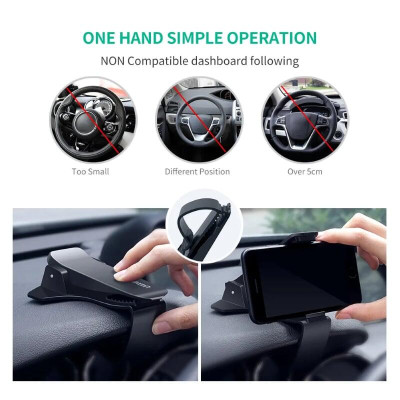 Ugreen UG40998LP136TK Màu Đen Kẹp điện thoại trên ô tô 6.5 inch - HÀNG CHÍNH HÃNG