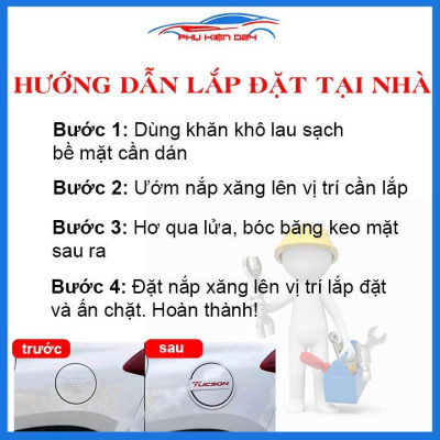 Ốp nắp bình xăng Mirage mạ crom chống trầy trang trí ô tô